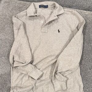 Polo by Ralph Lauren Beige Long Sleeve polo